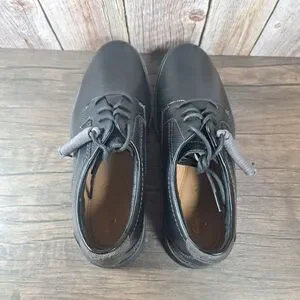 Clarks Unstructured Shire Low Black Leather Shoes Men\'s Wide Sz 11.5 W (NWOB) Clarks Unstructured Shire Low Black Leather Shoes Men main image 3